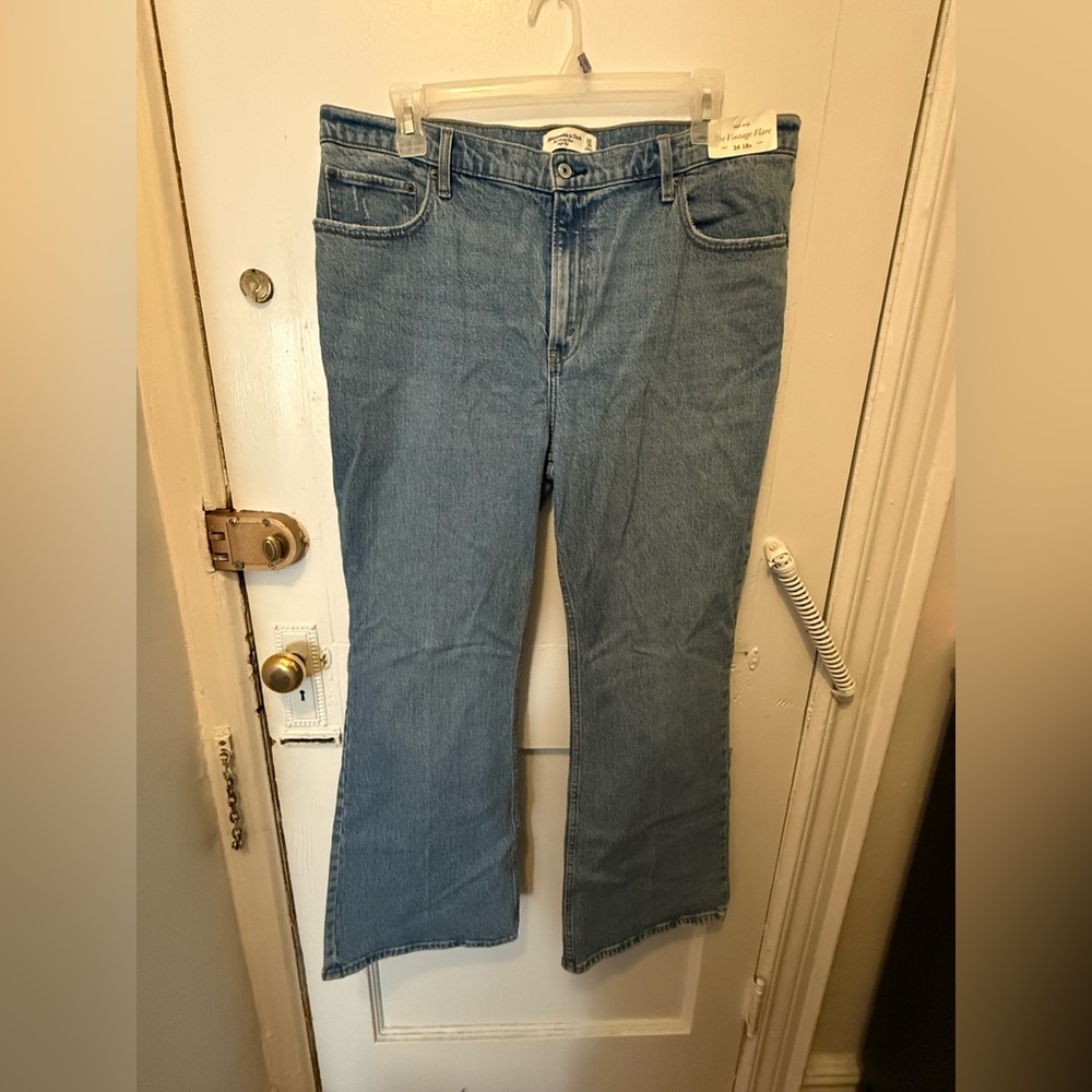 Abercrombie & Fitch Light Blue Flare Jeans